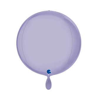 1 Balloon 4D - Globe - Satin Lilac