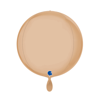 1 Balloon 4D - Globe - Satin Nude