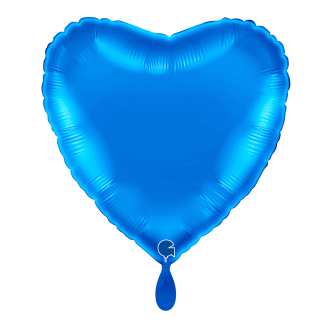1 Balloon - Heart - Blue