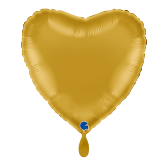 1 Balloon - Heart - Gold 5