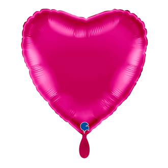 1 Balloon - Heart - Magenta