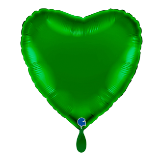 1 Balloon - Heart - Green