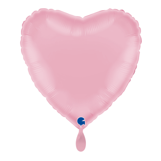 1 Balloon - Heart - Pastel Pink