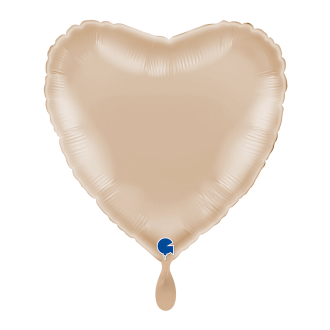 1 Balloon - Heart - Californian Gold