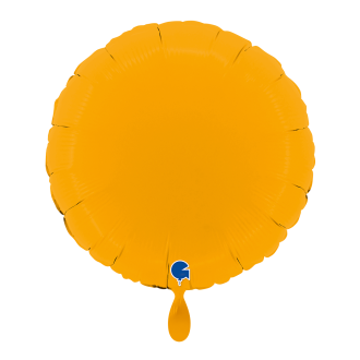 1 Balloon - Round - Matte Mustard
