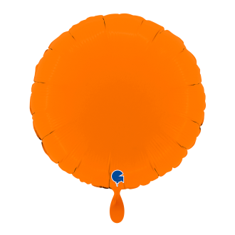 1 Balloon - Round - Matte Orange