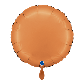 1 Balloon - Round - Satin Caramel