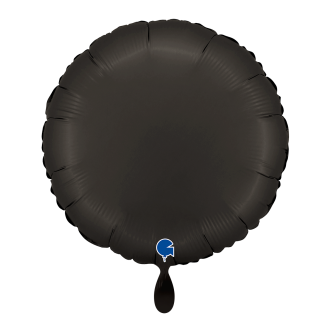 1 Balloon - Round - Satin Fumé Black