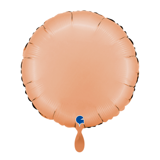 1 Balloon - Round - Satin Peach