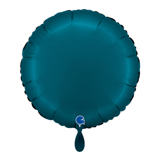 1 Balloon - Round - Satin Petrol Blue