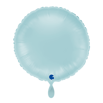 1 Balloon - Round - Pastel Blue
