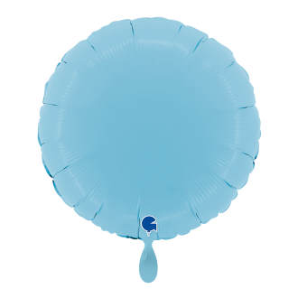 1 Balloon - Round - Matte Blue