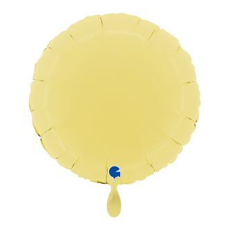 1 Balloon - Round - Matte Yellow