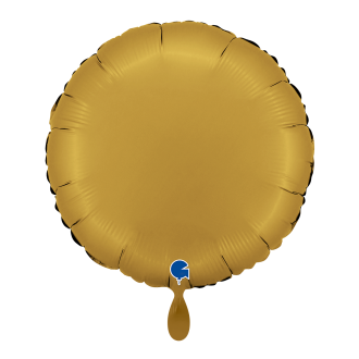 1 Balloon - Round - Satin Gold