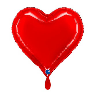 1 Balloon - Sweetie Heart Red