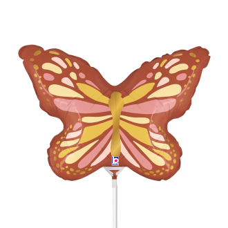 10 Miniballoons Airfilled - Boho Butterfly (Unverpackt)