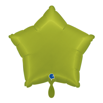 1 Balloon - Star - Satin Matcha Latte