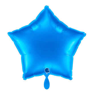 1 Balloon - Star - Blue