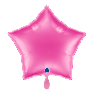 1 Balloon - Star - Fuxia
