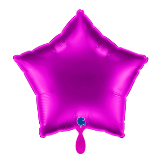 1 Balloon - Star - Purple