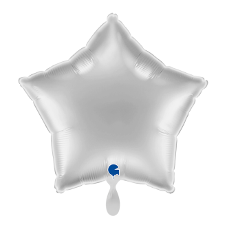 1 Balloon - Star - Silver