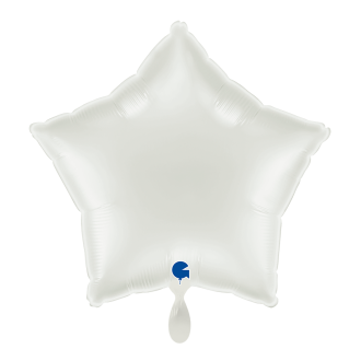 1 Balloon - Star - White