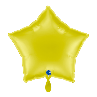 1 Balloon - Star - Yellow