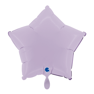1 Balloon - Star - Matte Lilac