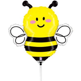 10 Miniballoons Airfilled - Bee (Unverpackt)