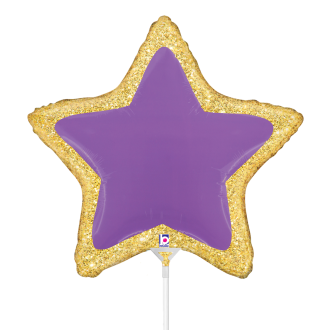 10 Miniballoons Airfilled - Star Patch (Unverpackt)
