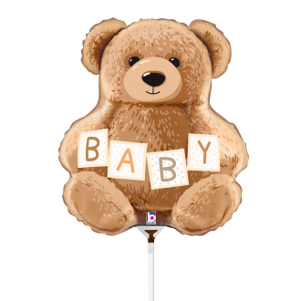 10 Miniballoons Airfilled - Heart Patch (Unverpackt)