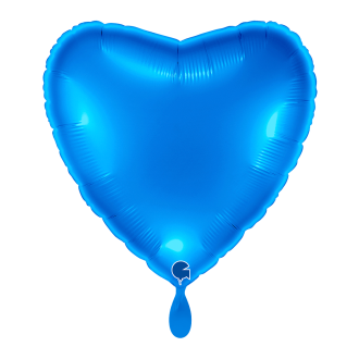 1 Balloon XL - Heart - Blue