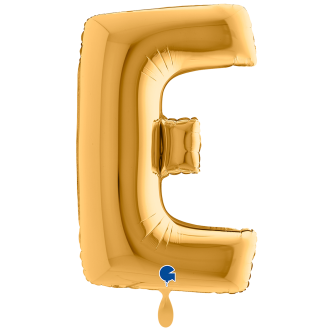 1 Balloon XXL - Letter E - Gold