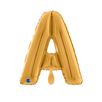 1 Balloon XL - Letter A - Gold