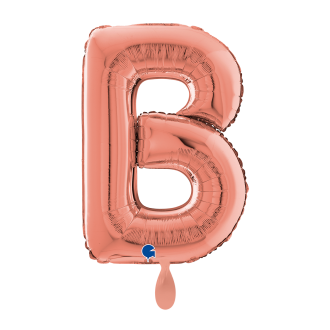 1 Balloon XL - Letter B - Rosegold