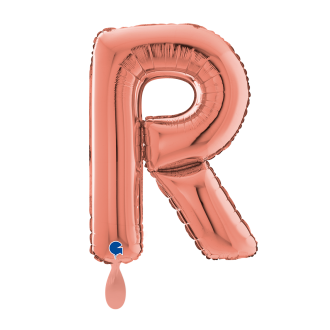 1 Balloon XL - Letter R - Rosegold