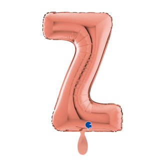 1 Balloon XL - Letter Z - Rosegold