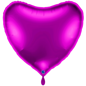 1 Balloon XXL - Heart - Purple