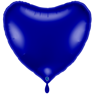 1 Balloon XXL - Heart - Blue Capri