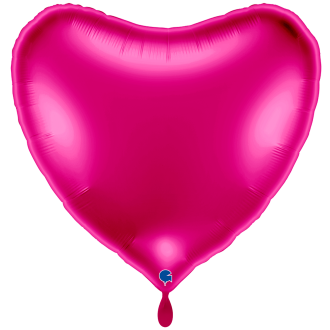 1 Balloon XXL - Heart - Magenta