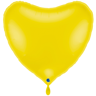 1 Balloon XXL - Heart - Pastel Yellow