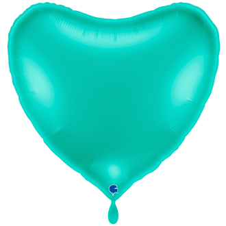1 Balloon XXL - Heart - Tiffany