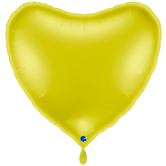 1 Balloon XXL - Heart - Yellow