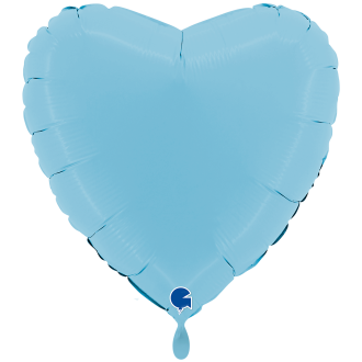 1 Balloon XXL - Heart - Matte Blue