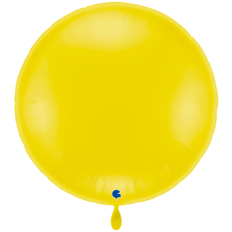 1 Balloon XXL - Round - Pastel Yellow