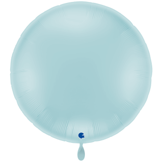 1 Balloon XXL - Round - Pastel Blue