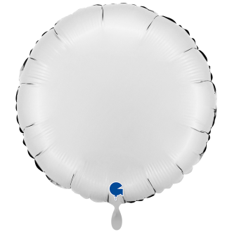 1 Balloon XXL - Round - Satin White