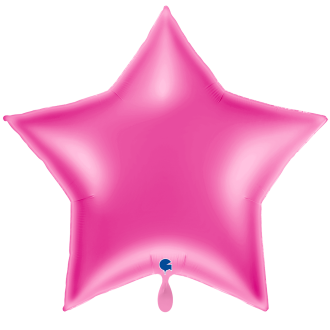1 Balloon XXL - Star - Fuxia