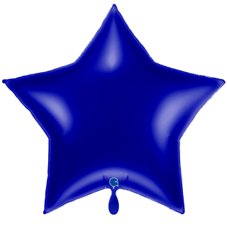 1 Balloon XXL - Star - Blue Capri