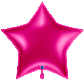 1 Balloon XXL - Star - Magenta